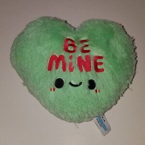 Squishable Be Mine Green Snacker Candy Heart Plush 7" Lovey Soft Valentine's Day